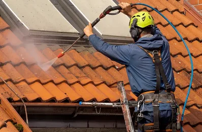 Démoussage et hydrofuge de toiture à Arthon